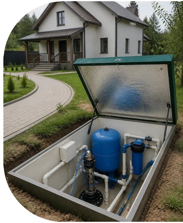 Автономное водоснабжение дома в Фурманове от 152820 р. | АПаруса-Фрв