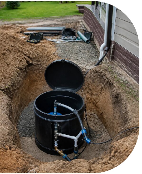 Обустройство скважины с кессоном для водоснабжения в Фурманове